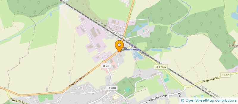 localisation de l'entreprise GPT PRODUCTEURS DE BLE REG DIEUZE-MORHAN  MORHANGE