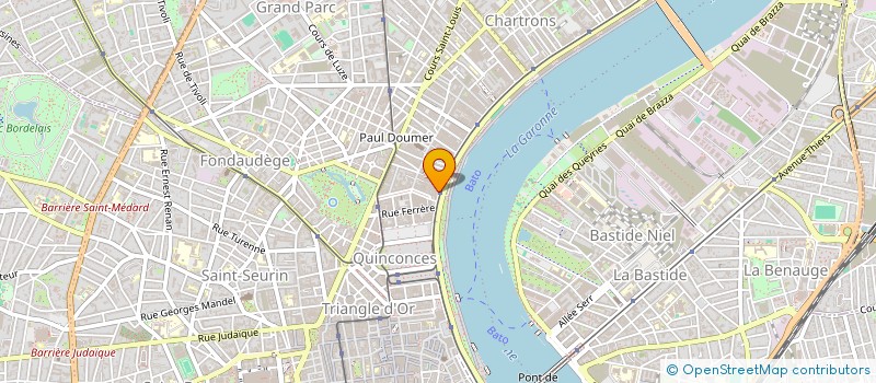 localisation de l'entreprise GPT PRODUCTIVITE FORESTIERE MEDOC à BORDEAUX