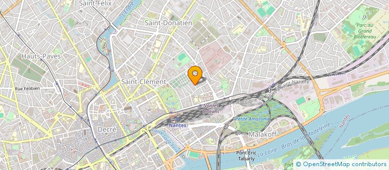 localisation de l'entreprise GPT PROF DES MUSICIENS INTERVENANTS 44 à NANTES