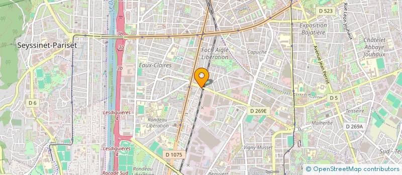 localisation de l'entreprise GPT PROF EMBALLAGES INDUST PLUS  GRENOBLE