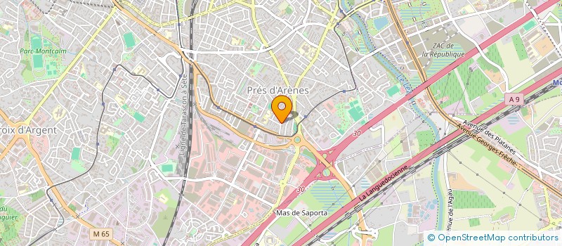 localisation de l'entreprise GPT PROMOTION TRAVAUX FORESTIERS à MONTPELLIER