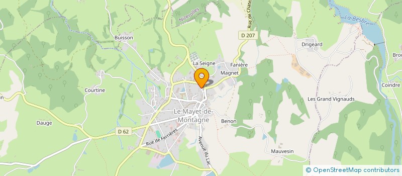 localisation de l'entreprise GPT SCIEURS DE LA MONTAGNE BOURBONNAISE à LE MAYET-DE-MONTAGNE