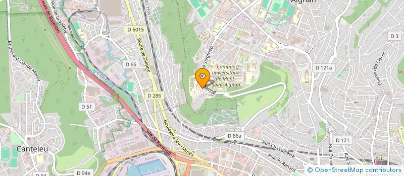 localisation de l'entreprise GPT SECTION GYMN VOLONTAIRE REGION ROUEN à MONT-SAINT-AIGNAN