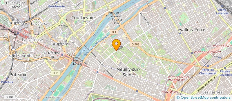 localisation de l'entreprise GPT SPECIALISTES INTERNATIONAUX MEDECINE à NEUILLY-SUR-SEINE
