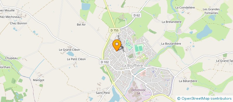 localisation de l'entreprise GPT SYNDICAT DE BOUILLEURS DE CRU à LA BRUFFIERE
