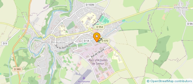 localisation de l'entreprise GPT THERMIQUE INDUSTRIE ENVIRONNEMENT  SEMUR-EN-AUXOIS