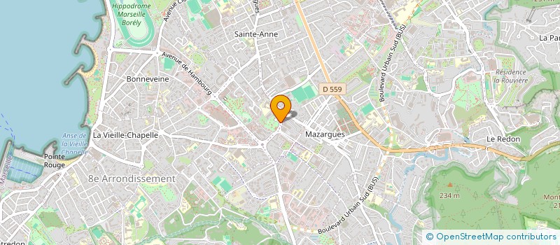 localisation de l'entreprise GPTE DEFENSE CONTRE ORGANISMES NUISIBLES à MARSEILLE