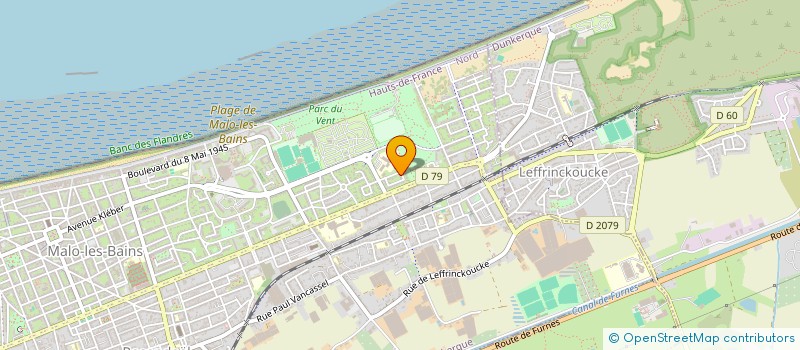localisation de l'entreprise GPW - LE BIHAN à DUNKERQUE