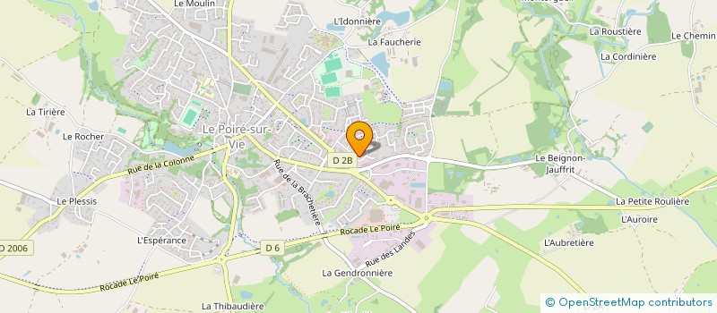 localisation de l'entreprise GPXI à LE POIRE-SUR-VIE
