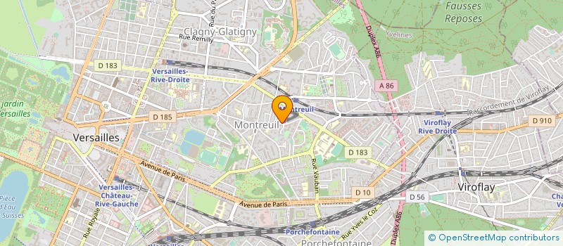 localisation de l'entreprise GQ CONSULTING à VERSAILLES