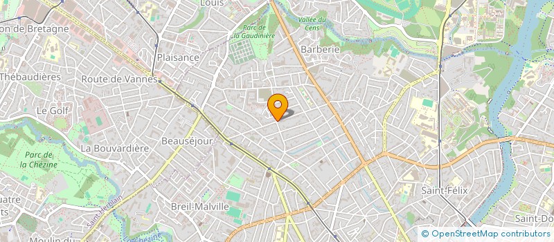 localisation de l'entreprise GQ INVEST à NANTES