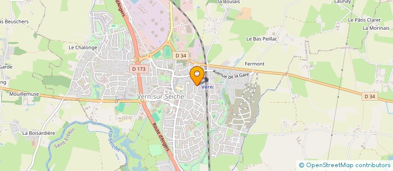 localisation de l'entreprise GR  VERN-SUR-SEICHE