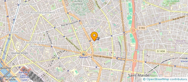 localisation de l'entreprise GR  PARIS