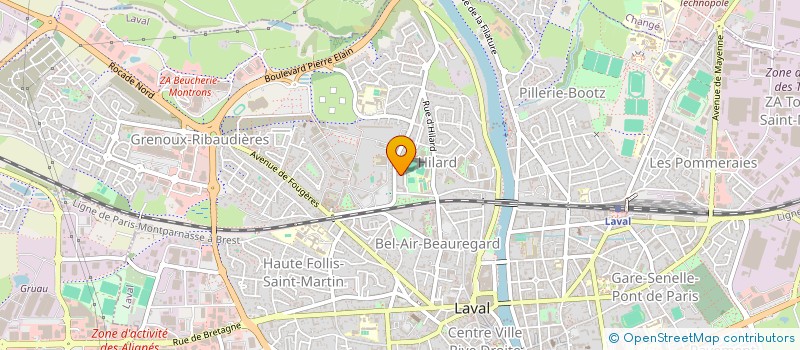 localisation de l'entreprise GR-BAT à LAVAL