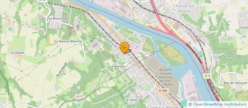 localisation de l'entreprise GR BAT RENOVATION  GIVORS