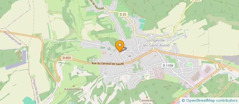 localisation de l'entreprise GR BATIMENT  LONGEVILLE-LES-SAINT-AVOLD