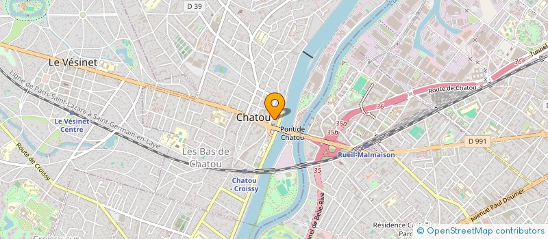 localisation de l'entreprise GR CATHO PAR EL ENS PUB CHATOU  CHATOU