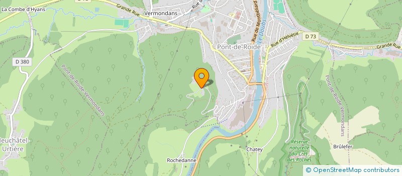 localisation de l'entreprise GR CONCEPT 25  PONT-DE-ROIDE