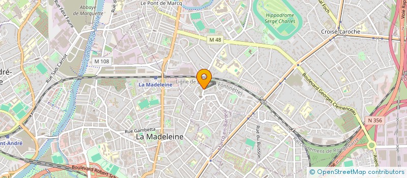 localisation de l'entreprise GR CONSEIL IMMO à MARCQ-EN-BARŒUL