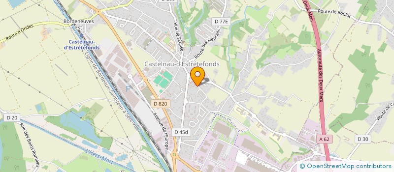 localisation de l'entreprise GR CONSTRUCTION RENOVATION ET ENTRETIEN PISCINES  CASTELNAU-D'ESTRETEFONDS