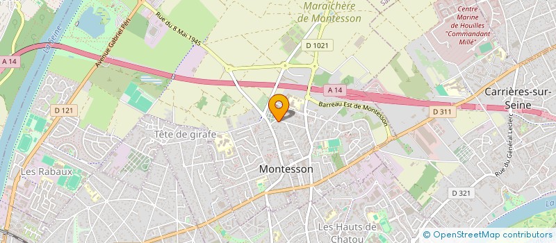 localisation de l'entreprise GR CONSULTING à MONTESSON