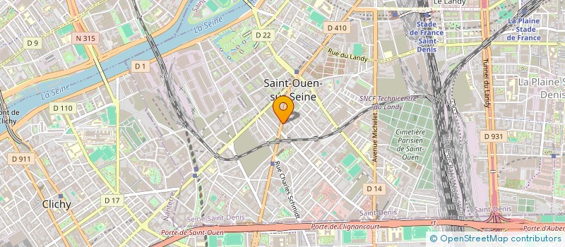 localisation de l'entreprise GR CONSULTING à SAINT-OUEN-SUR-SEINE
