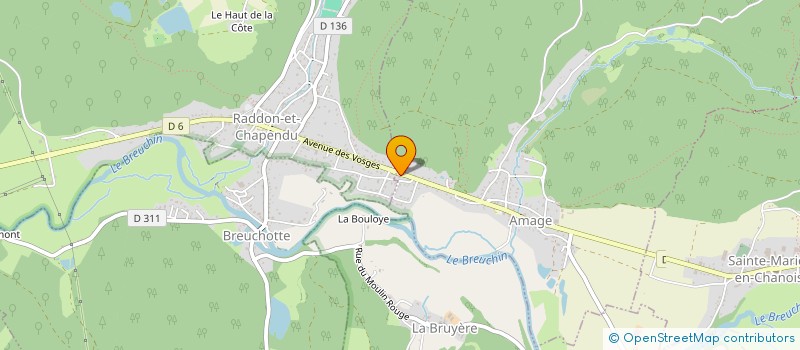 localisation de l'entreprise GR D'AMAGE  AMAGE