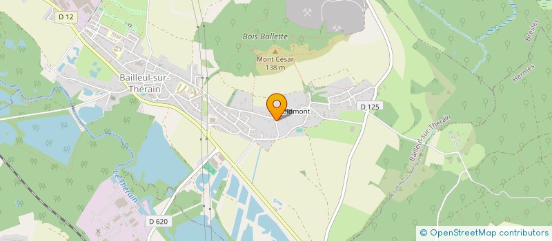 localisation de l'entreprise GR DIFUSION  BAILLEUL-SUR-THERAIN