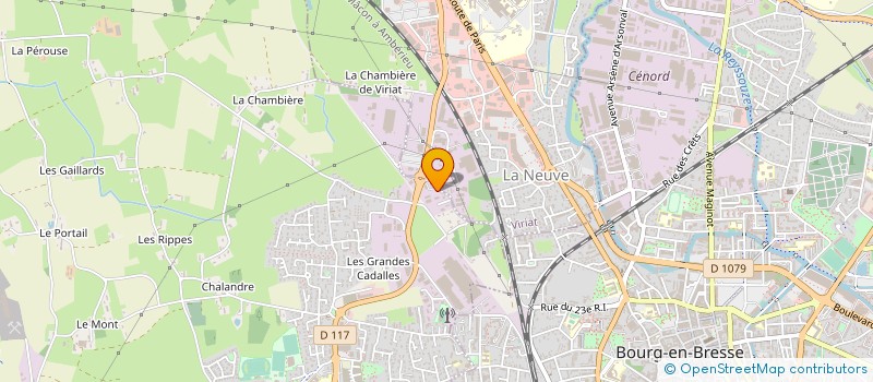 localisation de l'entreprise GR DISTRIBUTION à SAINT-DENIS-LES-BOURG