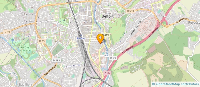 localisation de l'entreprise GR - ELEC SARL à BELFORT