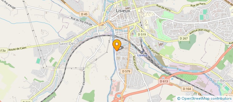 localisation de l'entreprise GR ENERGIE à LISIEUX