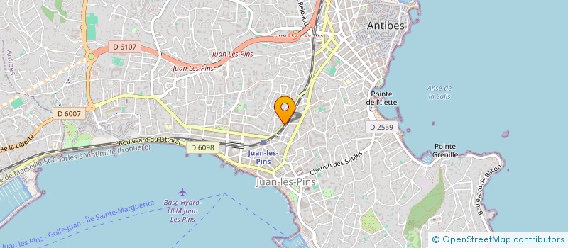 localisation de l'entreprise GR.ETANCHEITE à ANTIBES