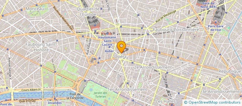 localisation de l'entreprise GR EVENEMENTS  PARIS