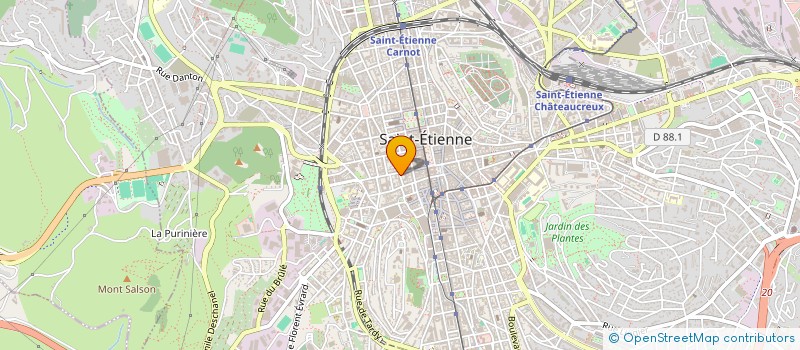 localisation de l'entreprise GR EXPANSION à SAINT-ETIENNE
