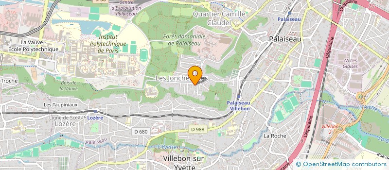 localisation de l'entreprise GR FONCIER  PALAISEAU