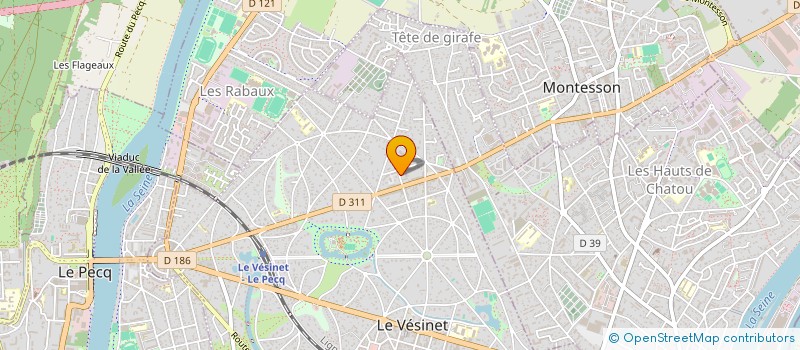 localisation de l'entreprise GR FORESTIER DE MENESTREAU VILLIERS 58 à LE VESINET