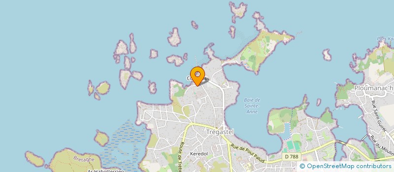 localisation de l'entreprise GR FORESTIER DES BROSSES  TREGASTEL