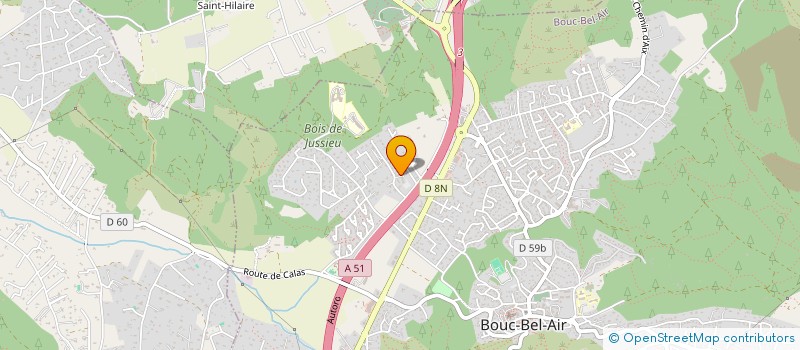 localisation de l'entreprise GR GESTION  BOUC-BEL-AIR