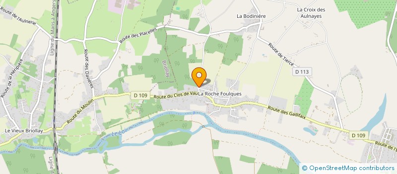 localisation de l'entreprise GR IMMO  LOIRE-AUTHION