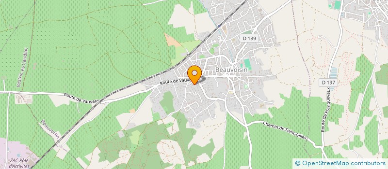 localisation de l'entreprise GR IMMO  BEAUVOISIN