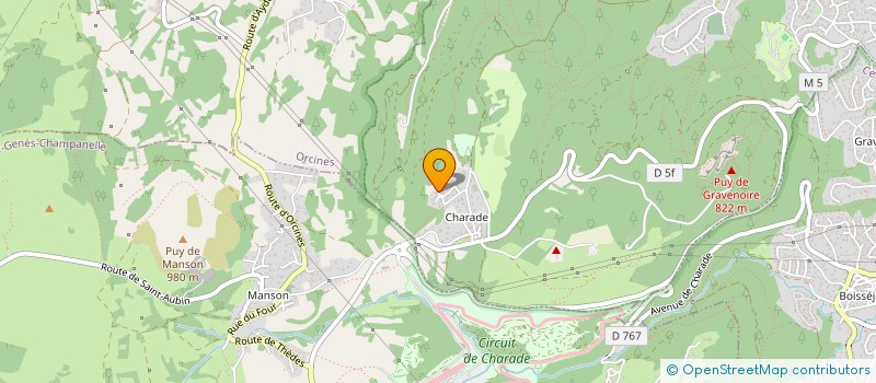 localisation de l'entreprise GR IMMO  ROYAT