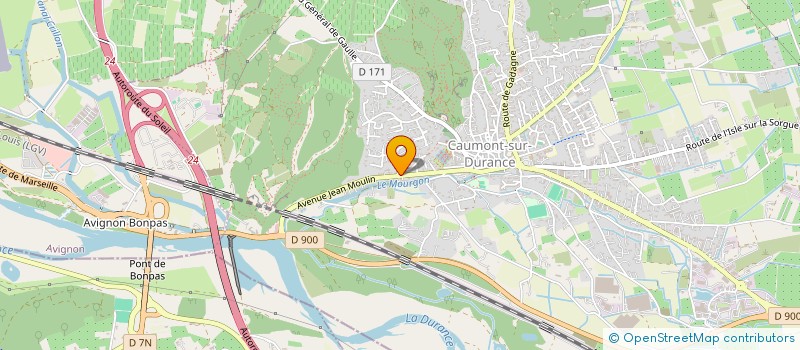 localisation de l'entreprise GR IMMOBILIER  CAUMONT-SUR-DURANCE