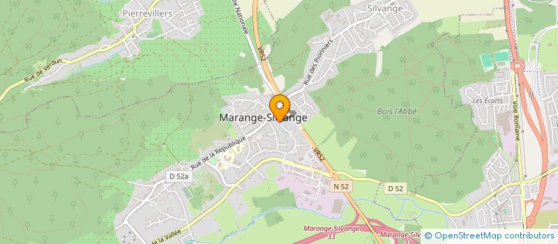 localisation de l'entreprise GR IMMOBILIER  MARANGE-SILVANGE