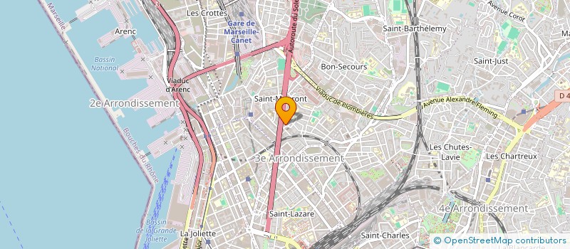 localisation de l'entreprise GR IMMOBILIER à MARSEILLE