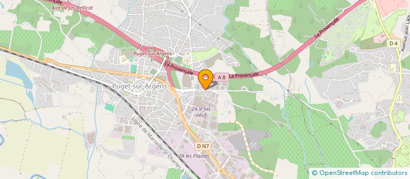 localisation de l'entreprise GR INVESTMENT  PUGET-SUR-ARGENS