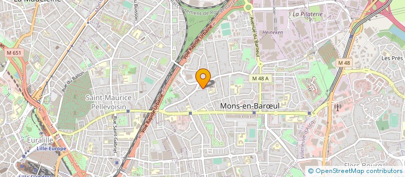 localisation de l'entreprise GR-IOT CONSEIL à MONS-EN-BARŒUL