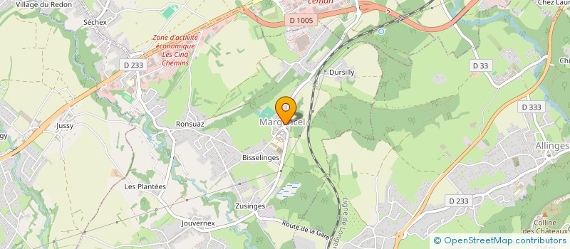 localisation de l'entreprise GR.LEMADENT  MARGENCEL