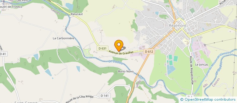 localisation de l'entreprise GR LOCATIONS  REALMONT