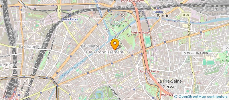 localisation de l'entreprise GR MEDIALAB  PARIS