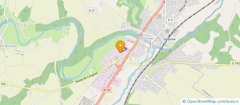 localisation de l'entreprise GR MOTOCULTURE  VIVONNE